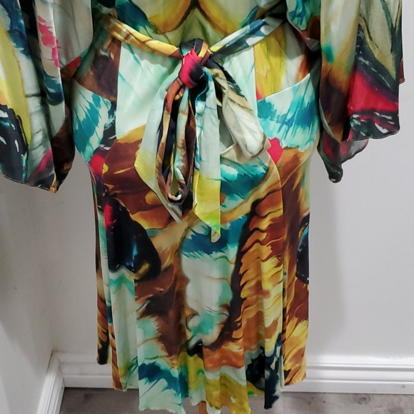 Iodice Brand Women's Kimono Dress with sleeves M/L - Picture 7 of 7